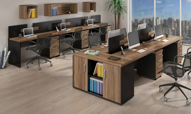 Estação de trabalho 2 elitte office móveis para escritório em ribeirão preto cadeiras gamer cadeiras presidente e diretor, melhor preço e condições