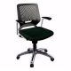 Cadeira Beezi Giratória Cromada com Braço B5 Elitte Office móveis para escritório em ribeirão preto