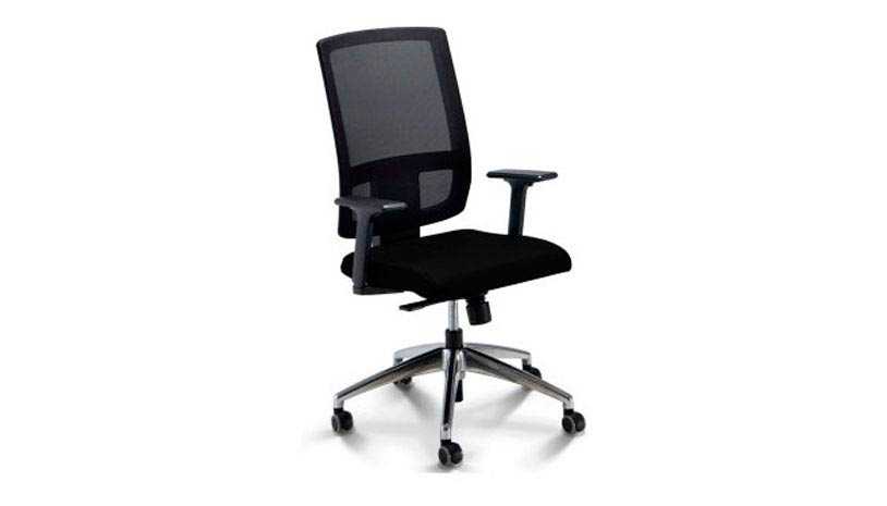 Cadeira Presidente Giratória Brizza Tela 08 com Base Cromada Elitte Office móveis para escritório em ribeirão preto